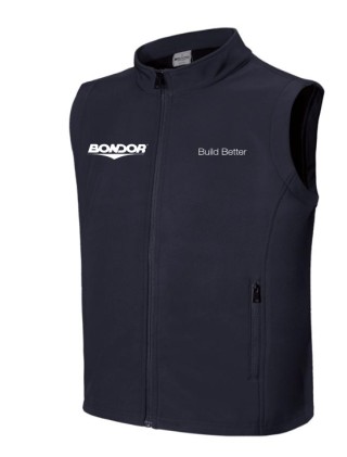 Mens Layer Soft Shell Vest-:Navy