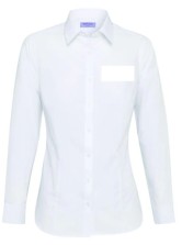 AWLE101 Ladies Van Heusen Classic Solid Business Shirt- 
