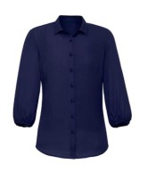 Lucy Womens 3/4 Sleeve Blouse 